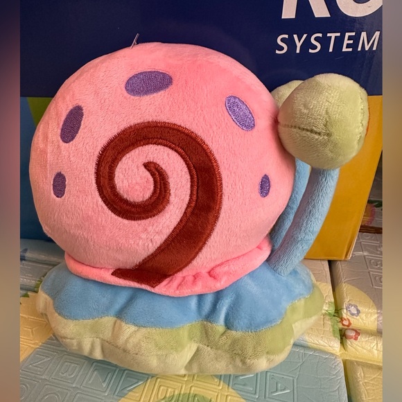 SpongeBob SquarePants Gary the Snail plush toy 8” - Picture 2 of 12